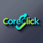 Digital Marketing Logo 'CoreClick' Professional Style