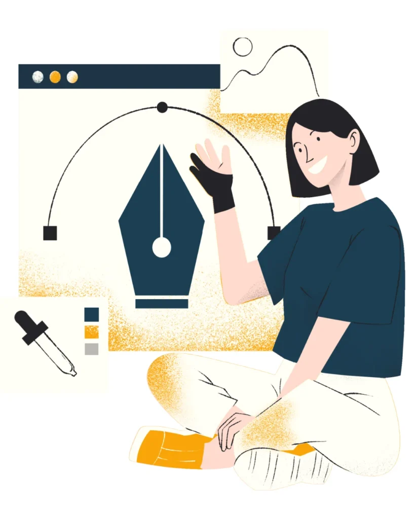 Graphic designing agency in ahmedabad creating visual concepts using professional graphic designing services