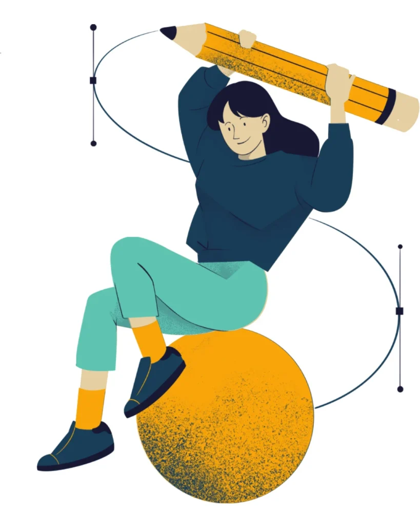 Graphic designing agency in ahmedabad crafting custom illustrations through graphic designing services