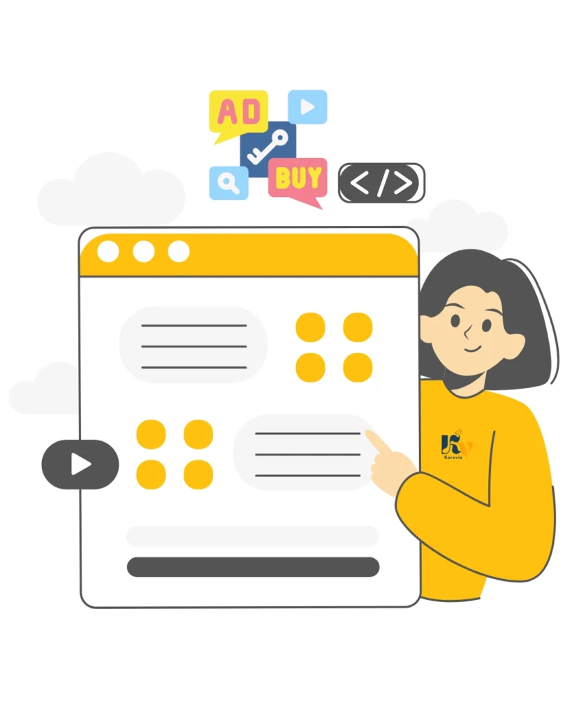 Digital marketing agency in Ahmedabad showcasing website design and online advertising services